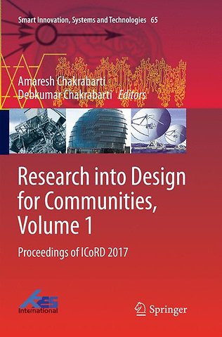Research into Design for Communities, Volume 1