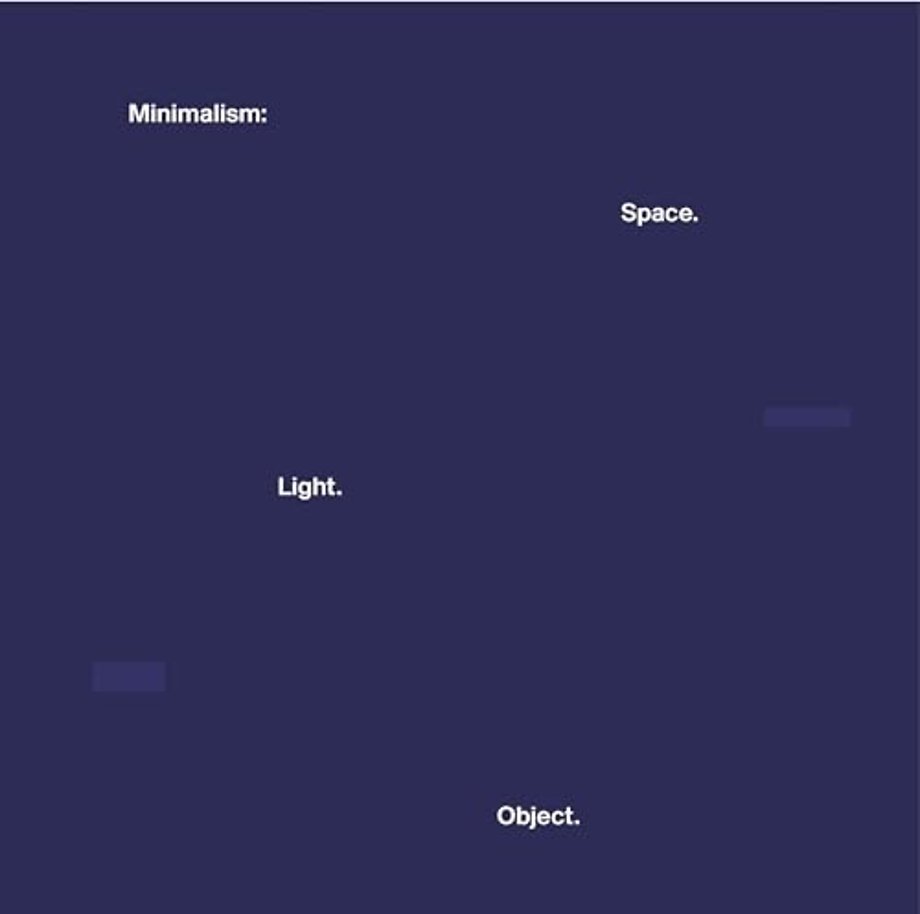 Minimalism