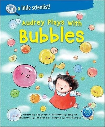 Audrey Plays With Bubbles