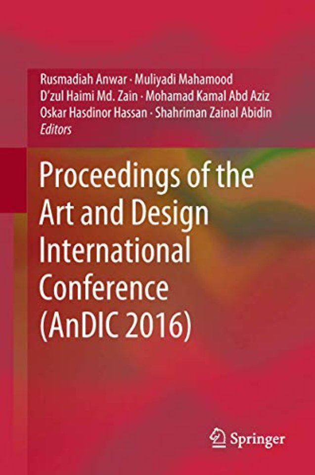 Proceedings of the Art and Design International Conference (AnDIC 2016)