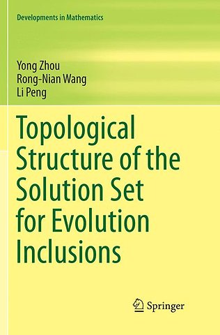 Topological Structure of the Solution Set for Evolution Inclusions