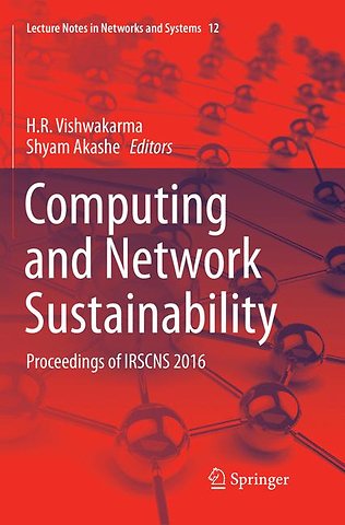 Computing and Network Sustainability