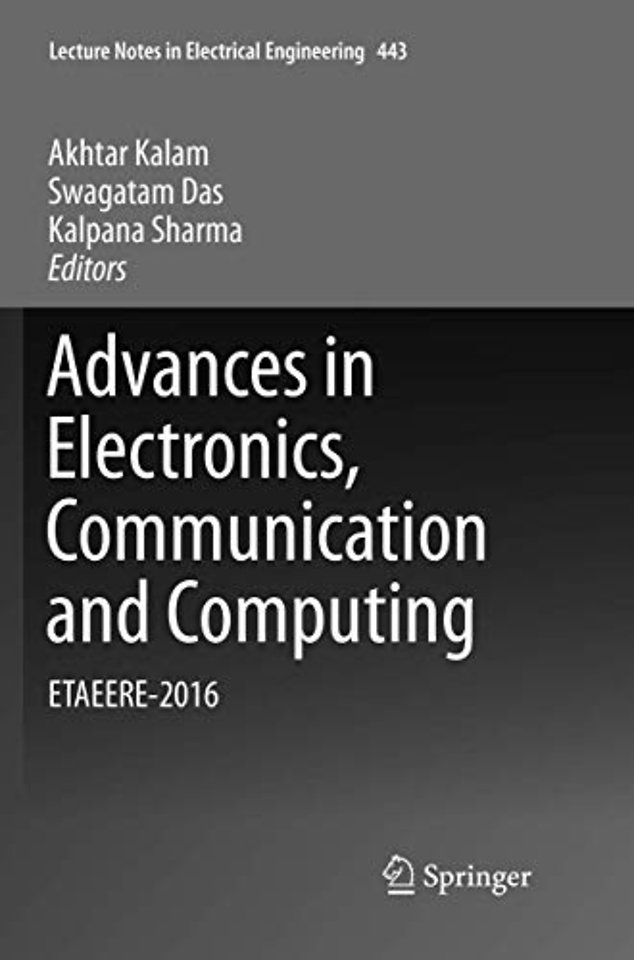 Advances in Electronics, Communication and Computing