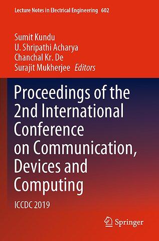 Proceedings of the 2nd International Conference on Communication, Devices and Computing