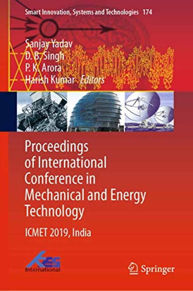 Proceedings of International Conference in Mechanical and Energy Technology