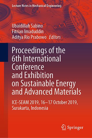 Proceedings of the 6th International Conference and Exhibition on Sustainable Energy and Advanced Materials
