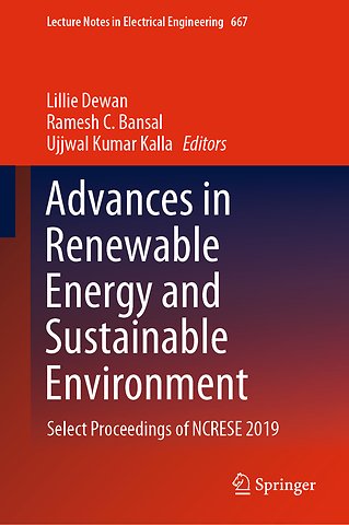 Advances in Renewable Energy and Sustainable Environment