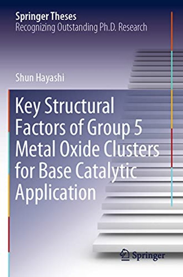 Key Structural Factors of Group 5 Metal Oxide Clusters for Base Catalytic Application