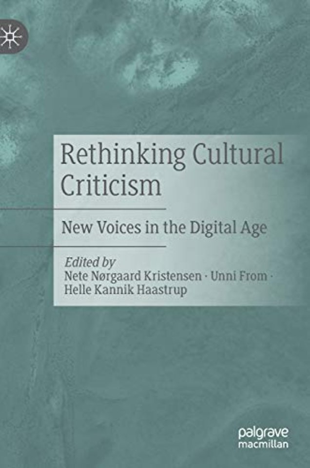 Rethinking Cultural Criticism