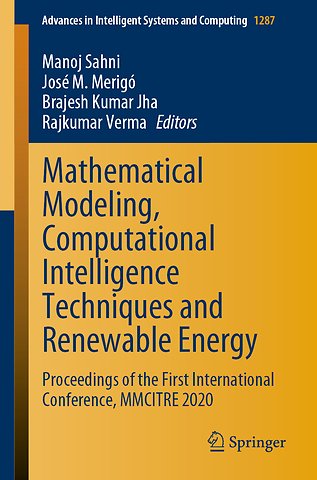 Mathematical Modeling, Computational Intelligence Techniques and Renewable Energy