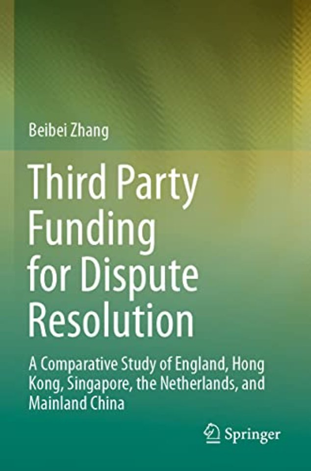 Third Party Funding for Dispute Resolution