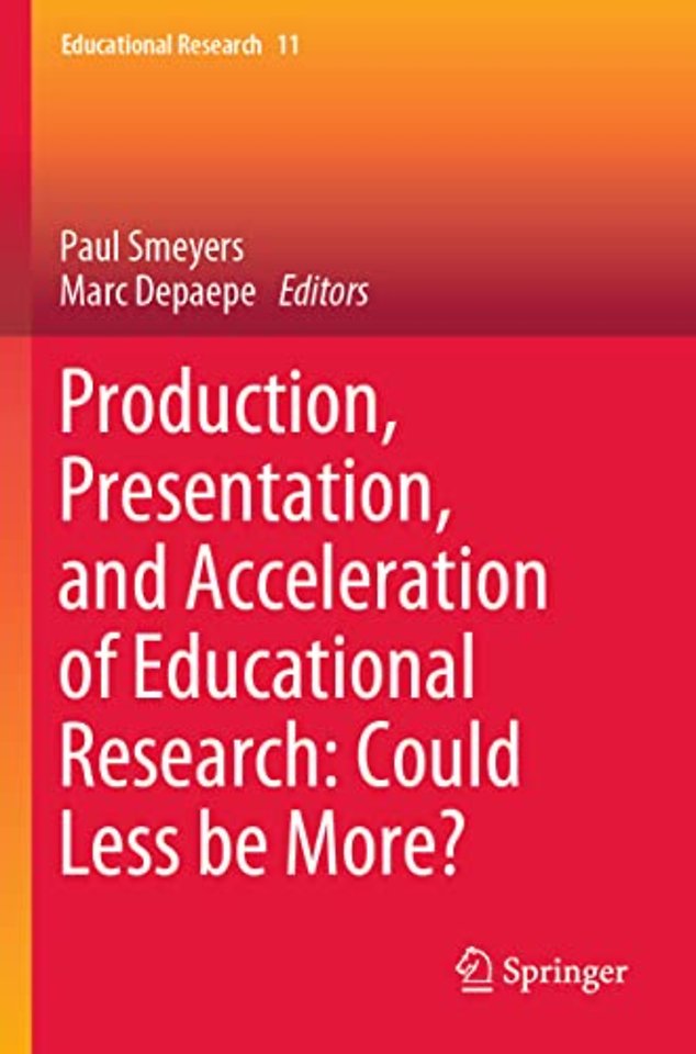 Production, Presentation, and Acceleration of Educational Research: Could Less be More?