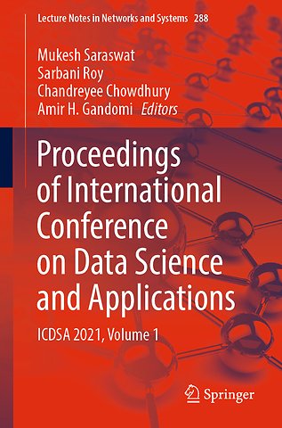Proceedings of International Conference on Data Science and Applications