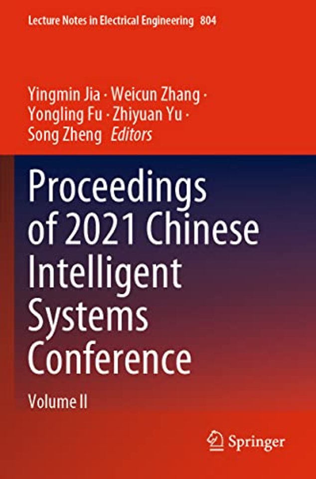 Proceedings of 2021 Chinese Intelligent Systems Conference