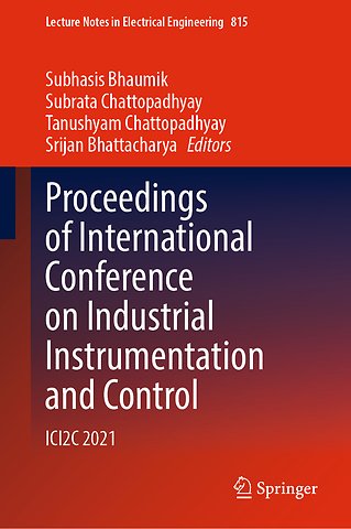 Proceedings of International Conference on Industrial Instrumentation and Control