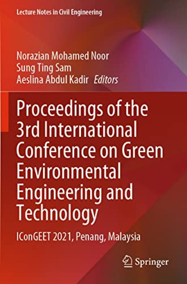 Proceedings of the 3rd International Conference on Green Environmental Engineering and Technology
