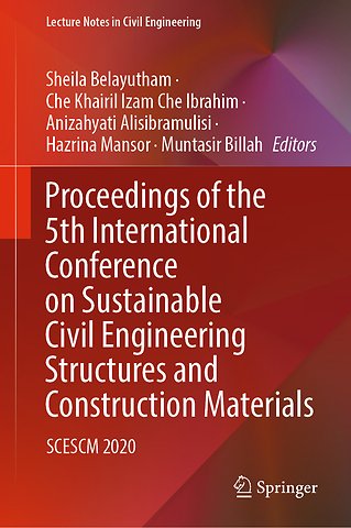 Proceedings of the 5th International Conference on Sustainable Civil Engineering Structures and Construction Materials