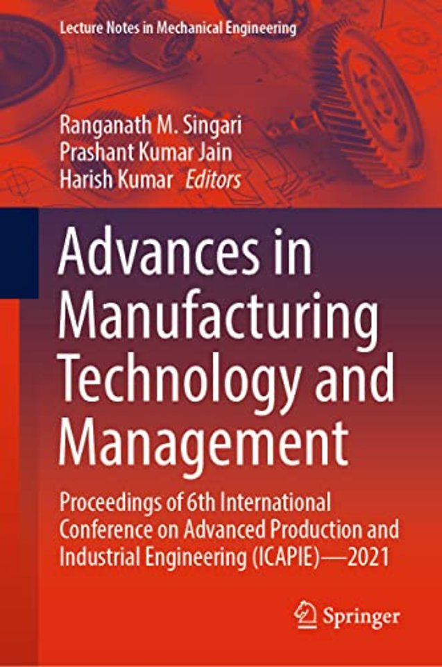 Advances in Manufacturing Technology and Management