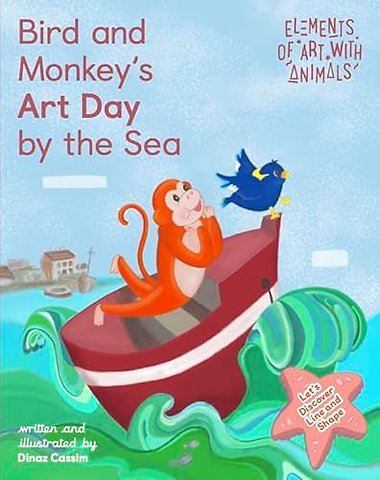 Bird and Monkey’s Art Day by the Sea