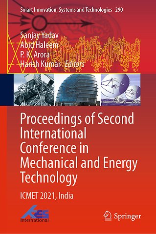 Proceedings of Second International Conference in Mechanical and Energy Technology