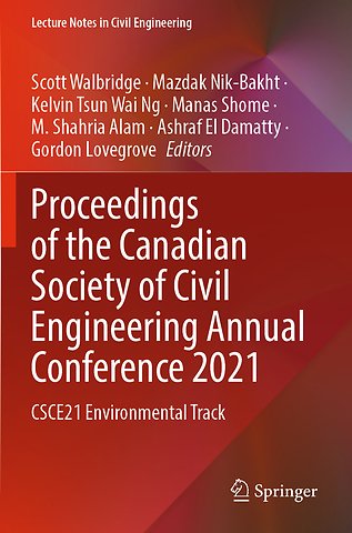 Proceedings of the Canadian Society of Civil Engineering Annual Conference 2021