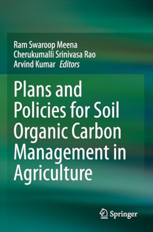 Plans and Policies for Soil Organic Carbon Management in Agriculture