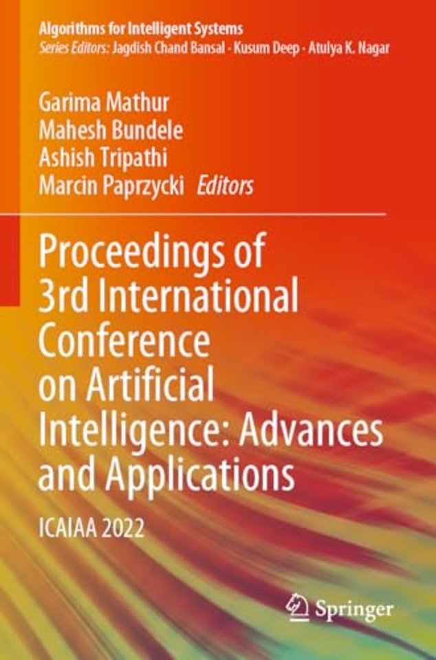 Proceedings of 3rd International Conference on Artificial Intelligence: Advances and Applications
