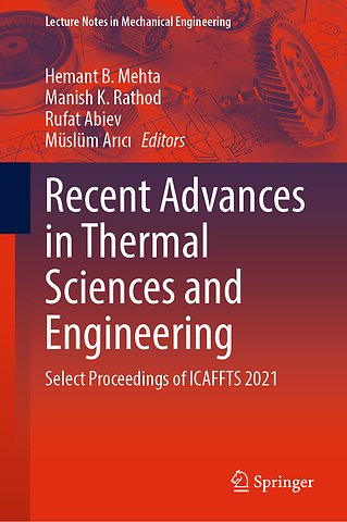 Recent Advances in Thermal Sciences and Engineering
