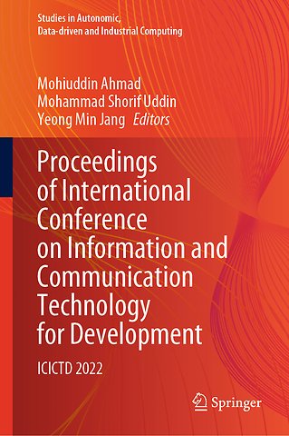 Proceedings of International Conference on Information and Communication Technology for Development