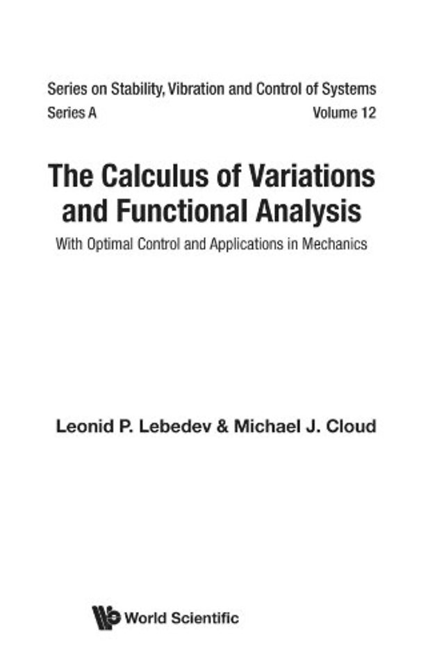 Calculus Of Variations And Functional Analysis, The: With Optimal Control And Applications In Mechanics