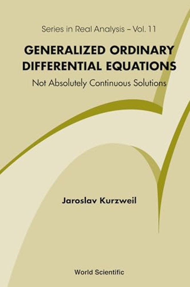 Generalized Ordinary Differential Equations: Not Absolutely Continuous Solutions