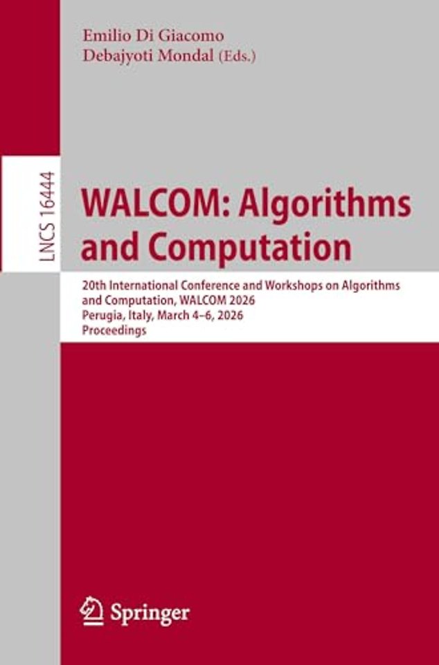 WALCOM: Algorithms and Computation