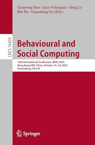 Behavioural and Social Computing