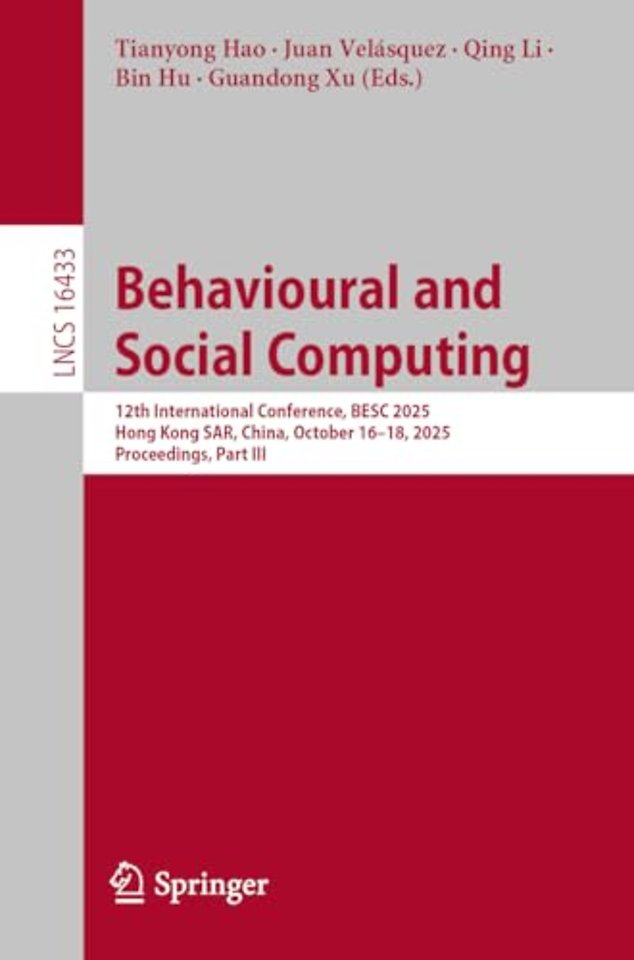 Behavioural and Social Computing