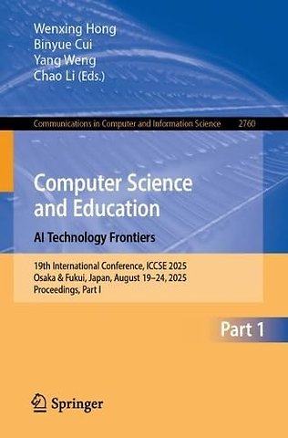 Computer Science and Education. AI Technology Frontiers
