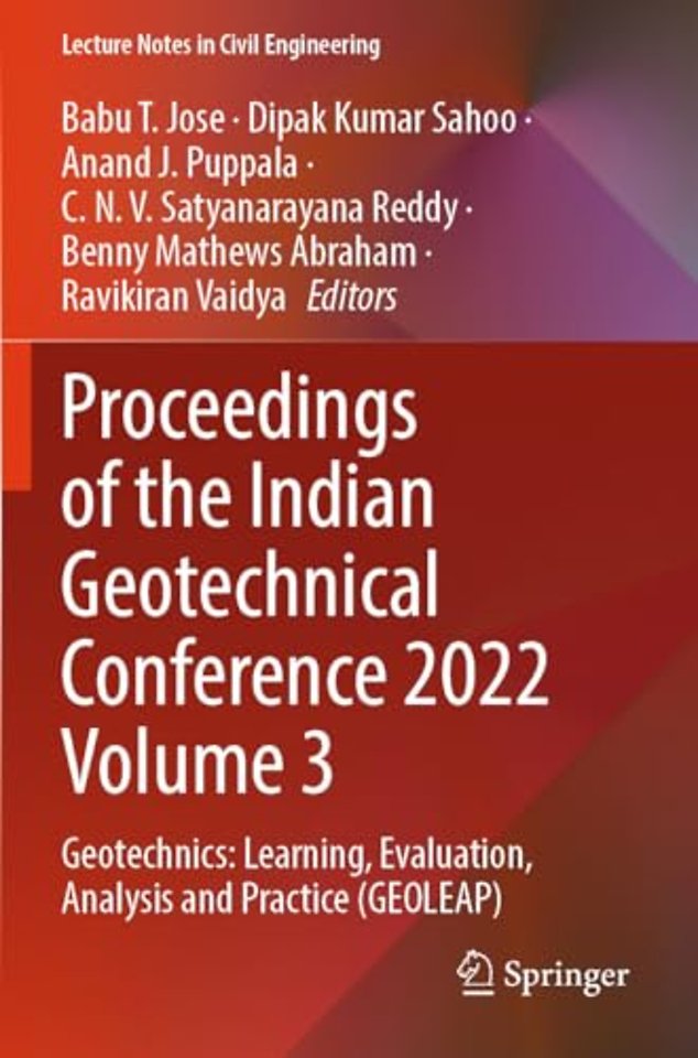 Proceedings of the Indian Geotechnical Conference 2022 Volume 3
