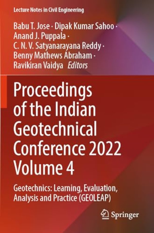 Proceedings of the Indian Geotechnical Conference 2022 Volume 4