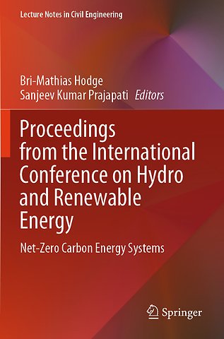 Proceedings from the International Conference on Hydro and Renewable Energy