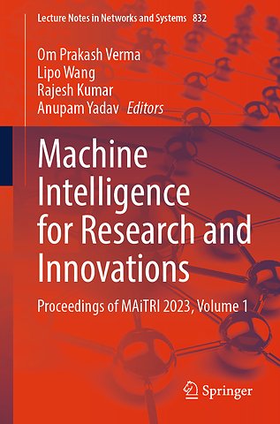 Machine Intelligence for Research and Innovations