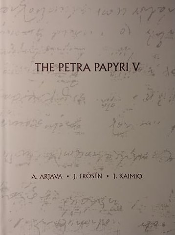 The Petra Papyri V