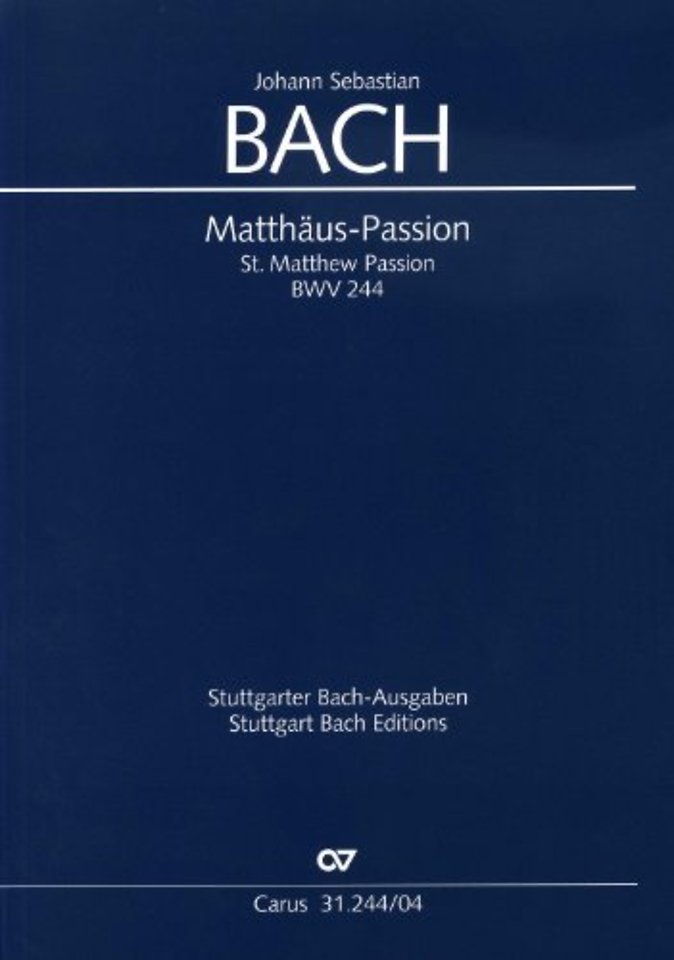 St Matthew Passion