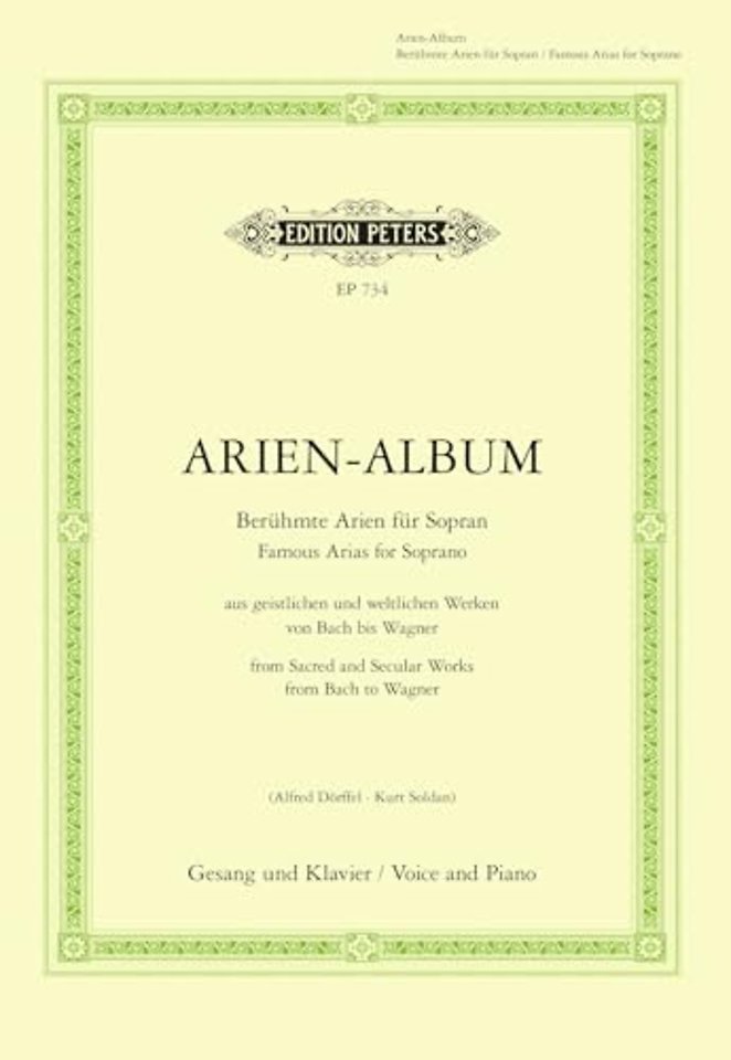 Aria Album: Famous Arias for Soprano