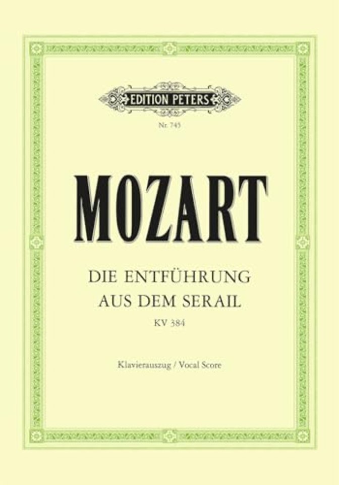 Entfuhrung aus dem Serail/Il Seraglio