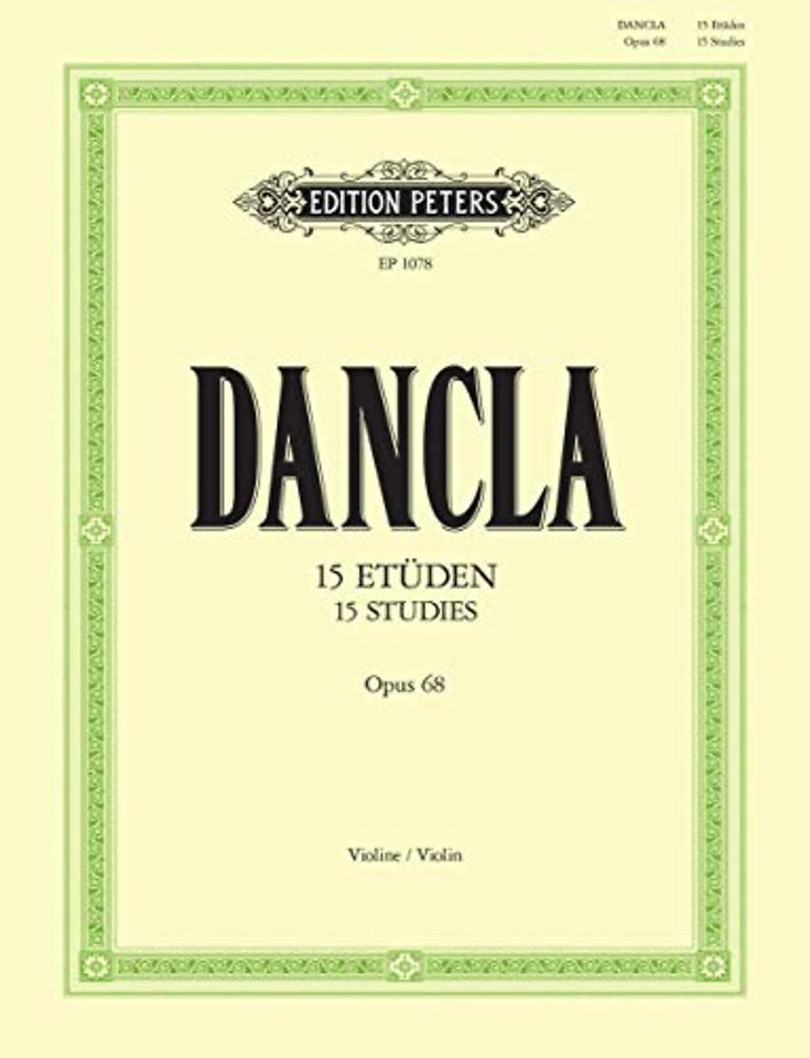 15 Studies Op.68 for Violin with 2nd Violin Accompaniment