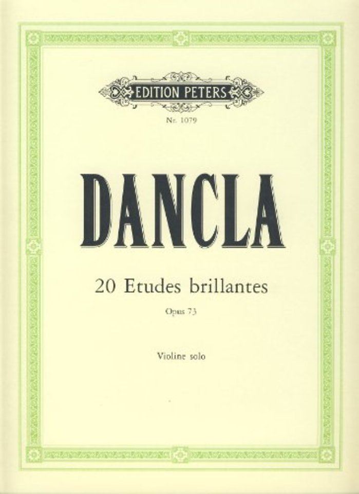 20 Etudes brillantes (Violin), Op. 73