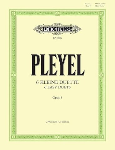 6 Easy Duets Op. 8 for violin duet
