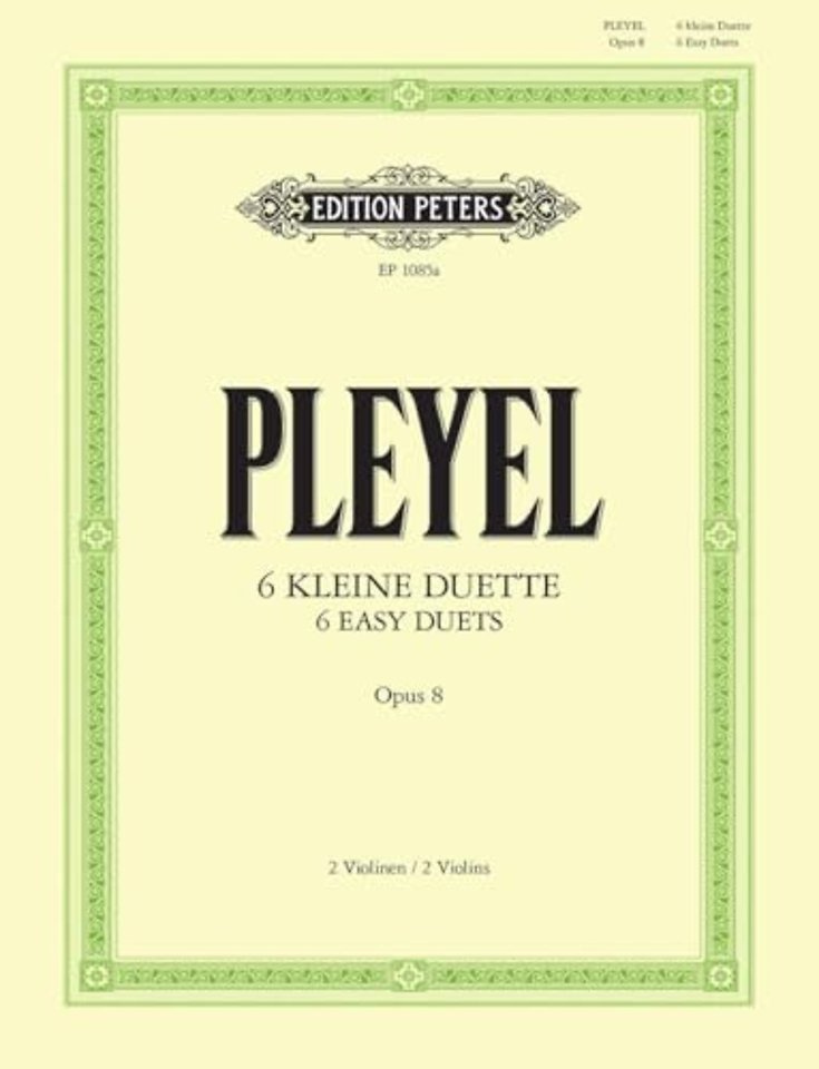 6 Easy Duets Op. 8 for violin duet