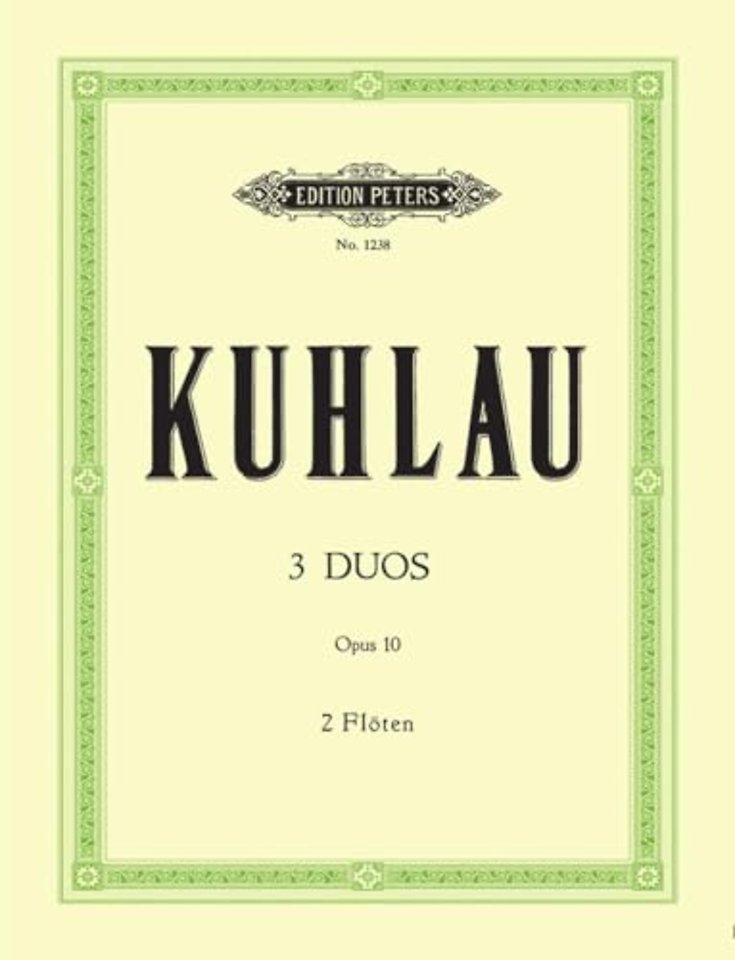 3 Duos for 2 Flutes Op. 10
