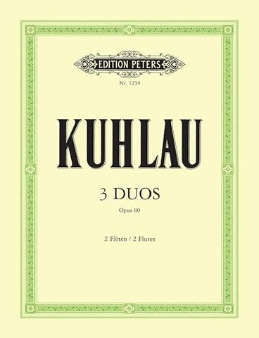 3 Duos for 2 Flutes Op. 80