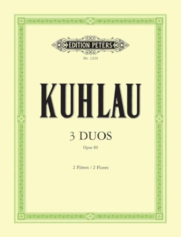 3 Duos for 2 Flutes Op. 80